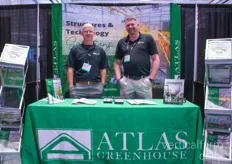 Greg Ellis and Heath Spradley with Atlas Greenhouse