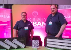 Andrew Littler and Neil Arden with Vertically Urban showcasing their Horti-blaze and the Horti-blade