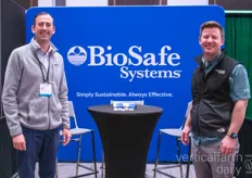 Eric Smith and Max Gilley with BioSafe Systems providing chemistry solutions for CEA growers 