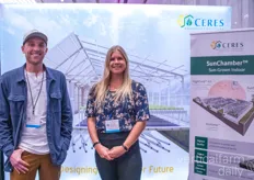 Casey Boyd and Jaclyn Jorgensen with Ceres Greenhouse Solutions