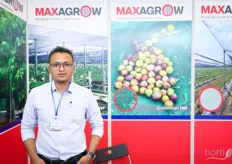 Maxagrow from India produces and exports ground cover, nets, shade nets, planter bags and anti-hail nets, among other products. Jay Siyanee is the sales and marketing executive. 