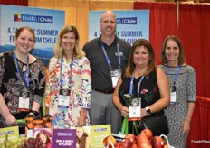 UNFI visited Fresh Fruits from Chile. From left to right: Jessie Gotch, Karen Brux, Mike Erickson, Yolanda Ramirez and Allison Myers. 