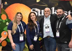 Team Sunkist is excited to be at Southern Exposure during the peak of the California citrus season. From left to right: Courtney Carlton, Christina Ward, John Slagel, and Brano Popovac.