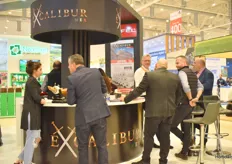 Busy booth of Excalibur