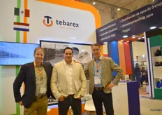 Ron van der Aren, John Vollebregt and Edgar Lopez with Tebarex