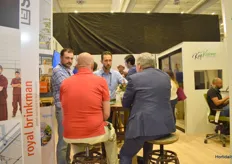 It was very busy the whole day at the Horticonect booth