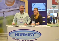 Murat Verdil and Nazli Apaydin with the Turkish company Normist