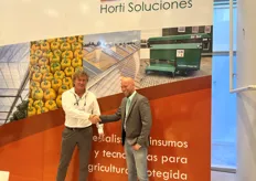 Marcel Schulte (Holland Gaas) en Dennis de Zeeuw (DQ Horti Soluciones) confirm their close cooperation