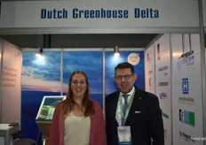 Mirjam Boekestijn en Bouke Arends (mayor). Dutch Greenhouse Delta, is a foundation that represents the Dutch Horticultural sector and promotes the sector internationally by incoming outgoing trade missions events.