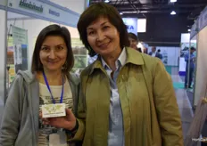 Irina Kazmukhanova and Almira Nailova with Creative- Society.