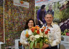 Nienke van der Burg and Ron Rovers with Holland Bulb Market, sales of not only Tulip bulbs, also Amaryllis, Hyacinth, Iris and Allium.