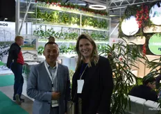 Darkhan Kadsabayev with QAZEXPO and Eelkje Pulley with HortiDaily