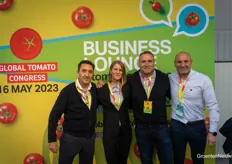'Fresh like tomatoes': Jose Luis Robles Martin, Anita Baranyi & Diego Hernandez Teruel with Bayer, accompanied by Alberto Saez with La Palma