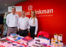 Jeroen de Kuijer, Jim Coley and Nikki Hargreaves with Brinkman UK. Recently the Celine was launched, and also biocontrol remains of high importance to growers