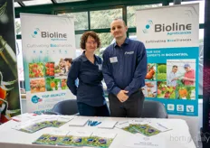 Caroline Reid and Guy Johnson with Bioline Agrosciences show the allround biological solutions for UK Greenhouse Growers