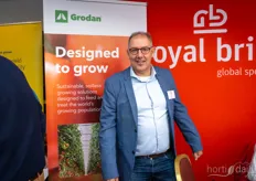 Alex van Os is taking care of the UK and Irish market for Grodan