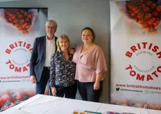 Phil Pearson, Julie Woolley and Nathalie Key of the British Tomato Growers' Association