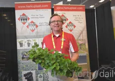 The new Herkuplast strawberry tray shown by Alfred Boot.