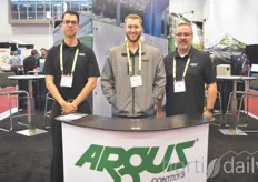 Brandon Stevens, Ricardo Garay & Eric Schmidt with Argus Control Systems.