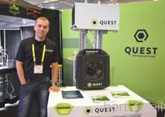 Dimitri Suhih with Quest Dehumidifiers. Read all about their quest for greenhouse climate control here: http://www.hortidaily.com/article/9021233/the-quest-for-greenhouse-climate-control/ 