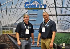 Dave Bishop and Chris Kirschner of Conleys Greenhouse Manufacturing & Sales