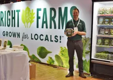 Jack Holland Holding the Happy Beet package of Bright Farms