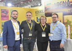 The team with Kekkila Professional: Tiia Kujanpaa, Rafael de Araoz Iniesta, Michael Vandevoorde