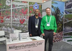 Carl Mendonca & Dave Wilding with Millenniumsoils Coir