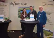 Jessie Halters, Chris Martens, and Hans van Loon with NAK Tuinbouw