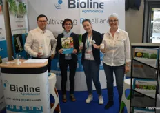 The team of Bioline Agrosciences : Hervé Catteau, Elizabeth Macé, Laura Marangoni and Marie-Claude Bonicel 