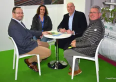 Laurent Vandeweghe & Richard van Dijk with Hortined, visited by two clients 