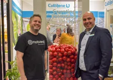 Only recently the partnership between Motorleaf & Cultilene was announced. . "We are convinced that Motorleaf's harvest forecast service has added value for tomato and pepper growers worldwide. That is why we are actively bringing this service to the attention of our customers'’, Marielle Klijn with Cultilene explained last week. Fortunately Alastair Monk with Motorleaf & Ruud van Gils with Cultilene also had a good time during the show - so we expect the partnership is there to last!