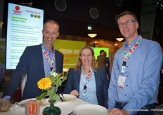 Wilco van den Berg (GroentenFruitHuis), Sandra van der Veer (Van Nature) and Frits Verbeek (The Greenery)