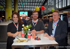 Sharon Van Alphen (Cooperatie Hoogstraten), Chris Dibble (Total Produce) and Luc Bruneel (Cooperatie Hoogstraten)