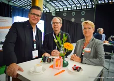 Chris Panagiotis, Kaasten Reh of Fruchthandel Magazine & Bettina Doehnert with AMI