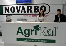 Kezban Altinkurt andAdam Weshahi with Agrikal Tarim, distributer for Novarbo