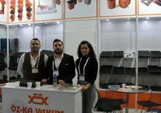 Selim Ozmen, Muhammed Ozmen and Yagmur Ozmen with UZ-KA vakum plastik