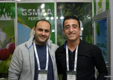 Ahmed Hussiem Shalan and Ahmed Bahnasy with GSMAA, from Egypt