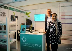 Gines Marquez and Esmeralda Garcia from Kimitec Group