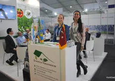 Olga Chekhonina and Zenep Tabrizi from the company European Greenhouse
