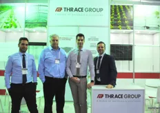 Manos Roussakis, George Papagiannis, Christos Geros and Kosta Angelakis from the company Thrace Group