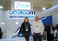 Pedro Albaladejo and Silvia Aleman from the Spanish company Agro Componentes