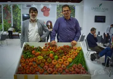 Fatah Noor & Hasan Neceti Turan with World Agri Seeds, breeder of F1 hybrid vegetables for the Turkish market.