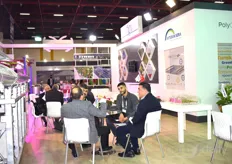 Conversations at the booth of Aytekin Group.