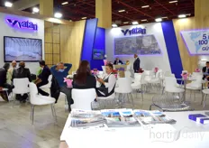 Always busy at the booth of Vatan.