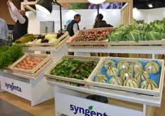 Products presented on the Syngenta stand.