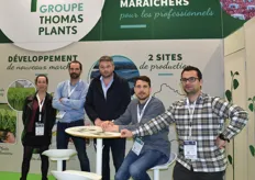 Carole Lucia, Jérôme Crenn, Nicolas Paul, CEO, Clément Vannier and Thomas Bonijol for the Thomas Plants Group.