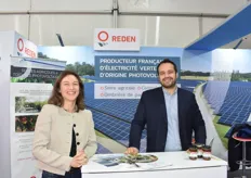 Marie-Charlotte Dumas and Matthias Compoint, photovoltaic project managers at Reden.