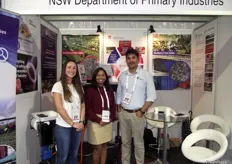 Stela Gkountina from NSW Department of Primary Industries, Gareema Pandey from Western Sydney University and Dr SP Singh from NSW Department of Primary Industries