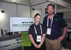 Candace Baldwin and Bowen Harvey from Greenlife Structures